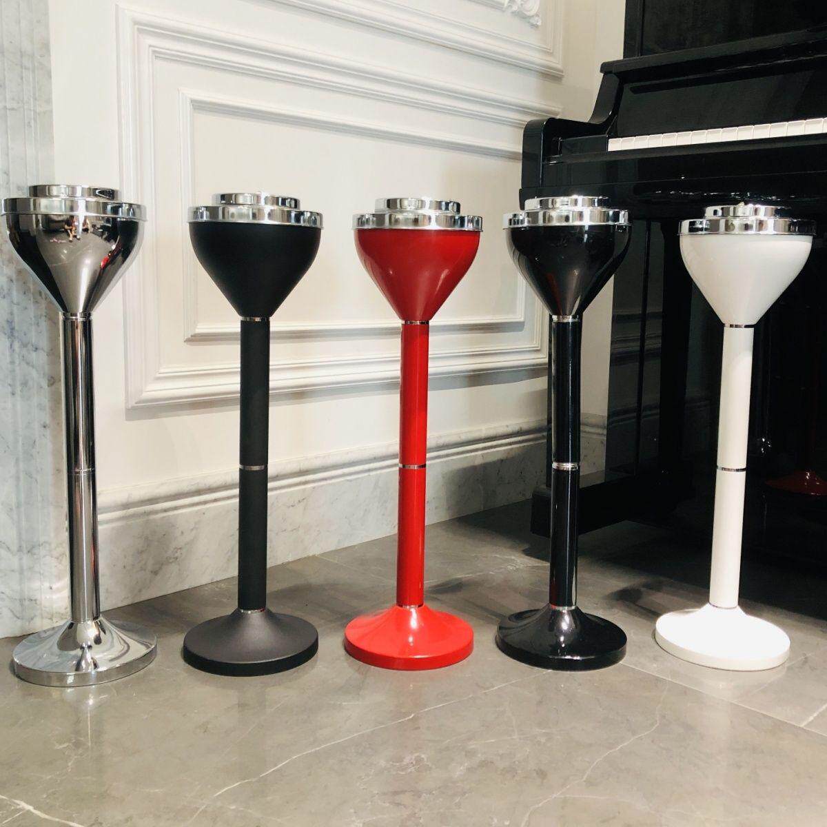 立式卫生间烟灰缸创意个性电梯口厕所客厅带盖办公室大号落地烟缸