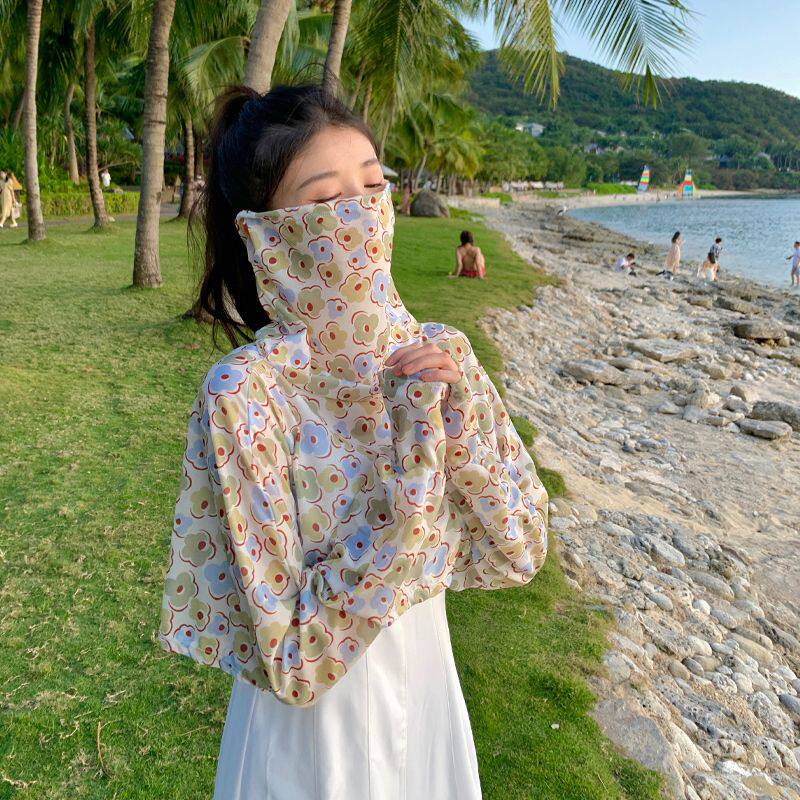 防晒披肩女夏季开车风长袖