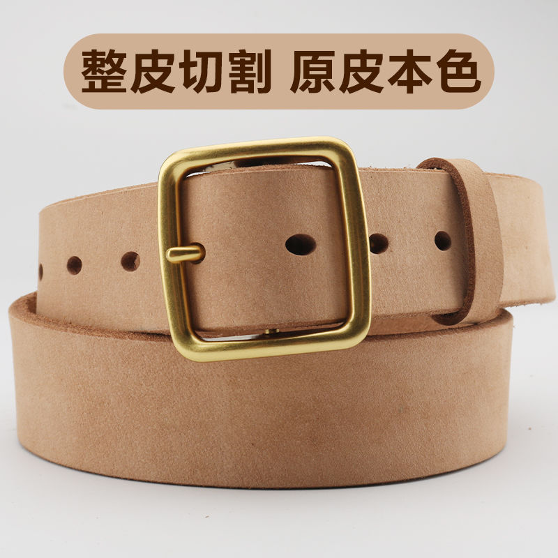 腰带男结实耐用正宗真牛皮