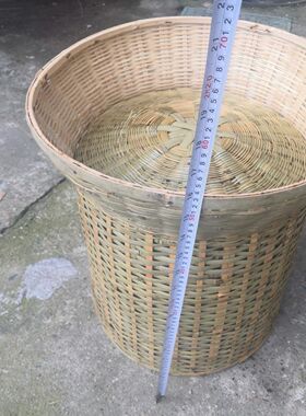 竹编制品家用烘焙簸箕竹制品茶叶收纳竹篮手工编织
