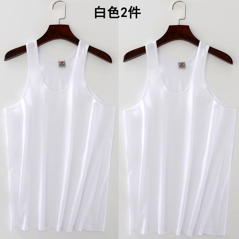 男汗布背心夏季纯棉老头衫