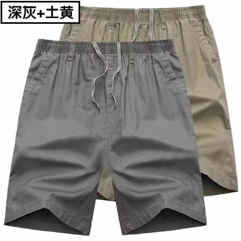 夏季爸短裤男外穿薄款中老