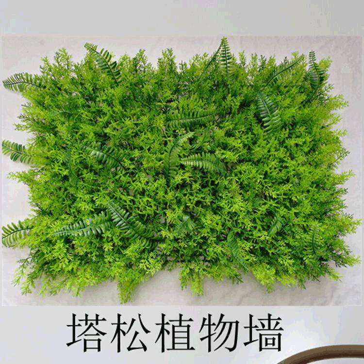 仿真草坪绿植墙仿真植物墙装饰塑料人工草皮塔松绿色假植物