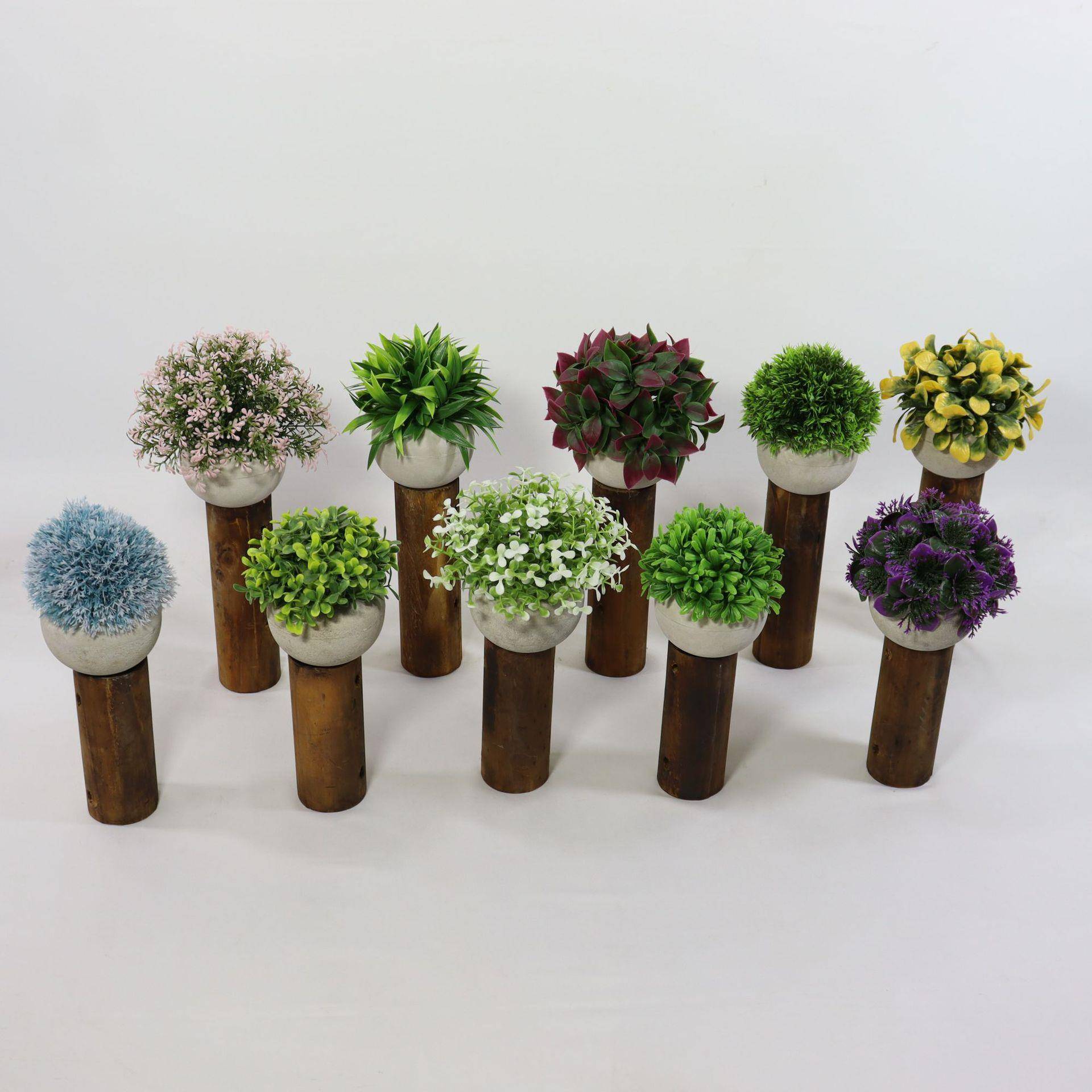 纸浆盆栽仿真绿植盆栽植物盆景家居桌面摆件装饰盆栽房间迷你盆栽