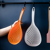 大漏勺细网家用厨房过滤网捞面一体成型商用凉虾勺子大号饺子煮粉