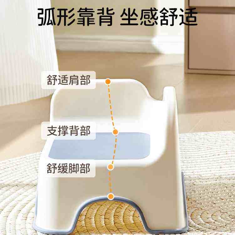 欧孕宝宝小椅子靠背椅一岁儿童凳子婴儿浴室专用座椅板凳家用矮凳