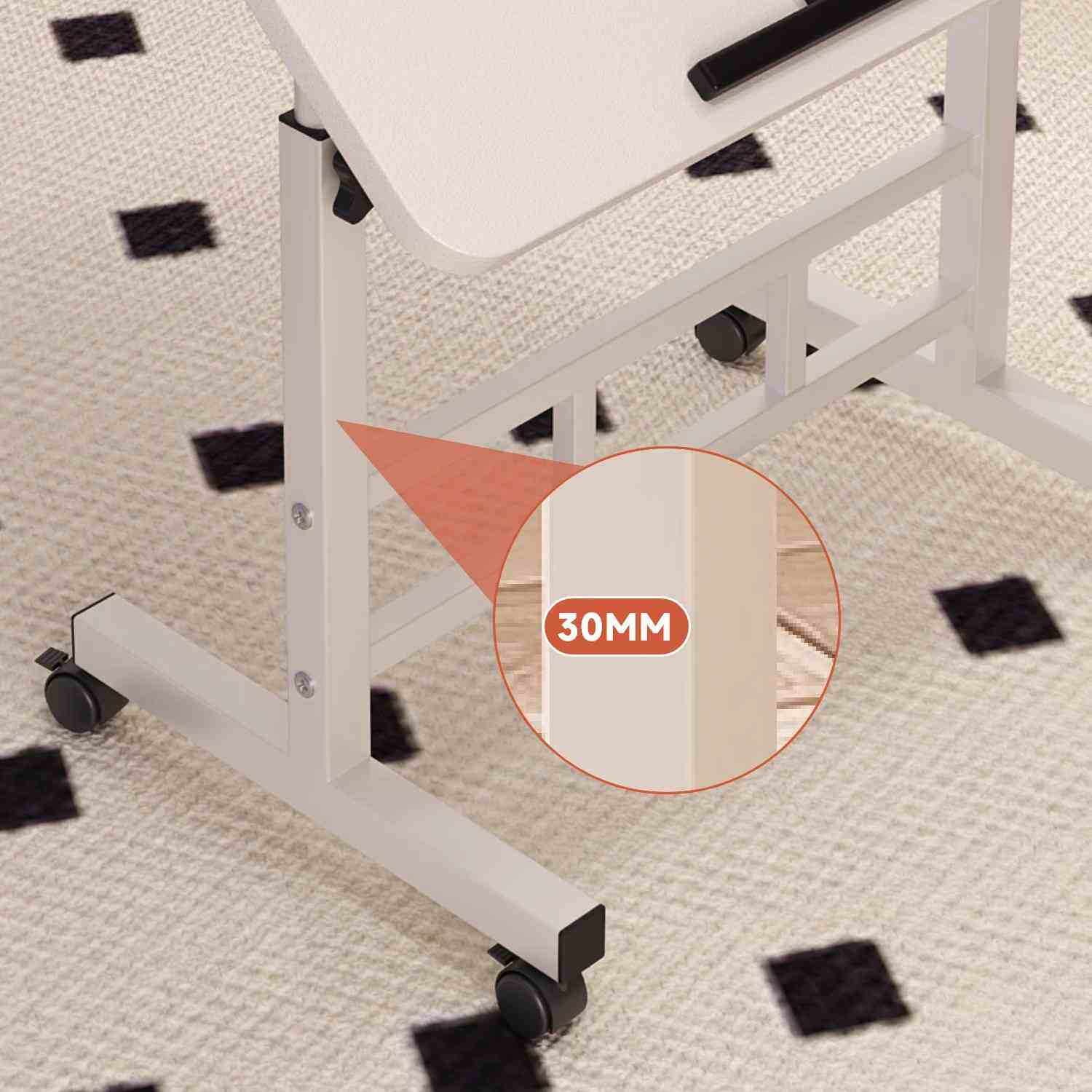 可移动床边桌可升降办公桌多功能笔记本电脑桌沙发边几家用学生学