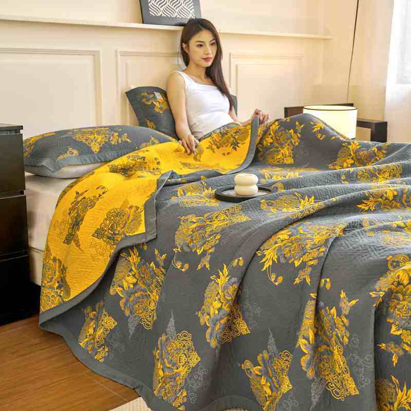 A类全棉长绒棉纯棉纱布多功能沙发毯毛巾被可水洗办公室空调被薄,床上用品,化纤被,淘宝优惠券,粉丝福利购,淘宝优惠卷