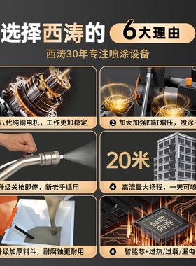 真石漆喷涂机外墙腻子多功能一体机JS防水涂料冷底油聚氨酯水泥浆