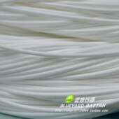 乳白色空心圆藤 编织吊篮专用PE塑料彷藤条材料 鸟巢户外秋千吊篮