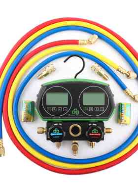 圣霸空调加氟表ST-B268D数显冷媒加液表电子压力双表制冷维修工具