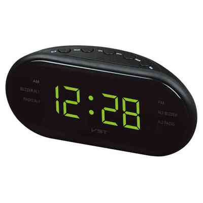 2 In 1 LED Alarm Clock Radio Digital AM/FM Radio Electronics