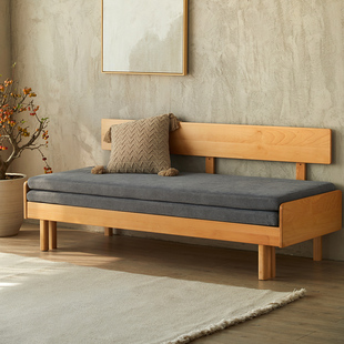 实木沙发床客厅多功能两用折叠抽拉式伸缩推拉床小户型单人沙发床