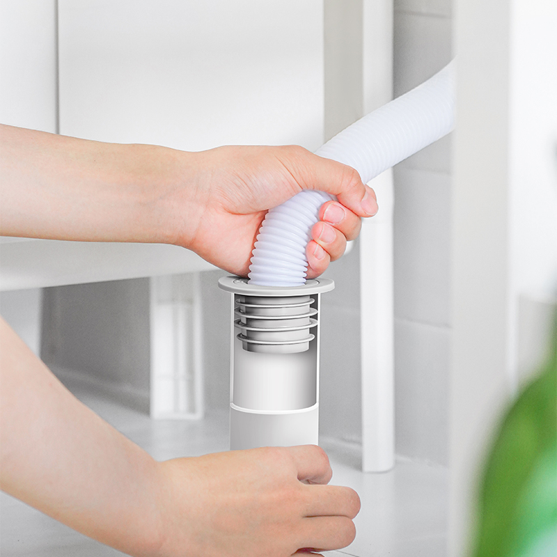 地漏防臭密封圈下水管倒防返臭神器堵口器厨房洗衣机排水管密封塞