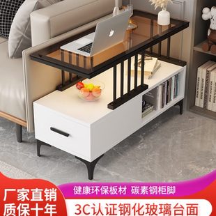 极简角几 边几小桌子家用轻奢沙发边柜储物收纳侧边柜网红茶几意式