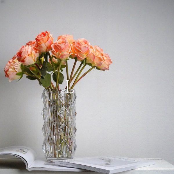 欧式水晶花瓶圆形卢索家居装饰品轻奢摆件插花器璀璨长方玻璃花瓶,家居饰品,花瓶,淘宝优惠券,粉丝福利购,淘宝优惠卷