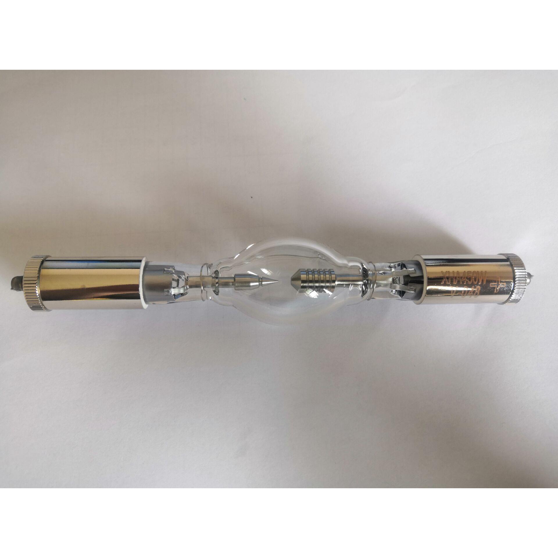 450w短弧氙灯双端 模拟太阳光试验XHA450W放映机灯管弯管450w