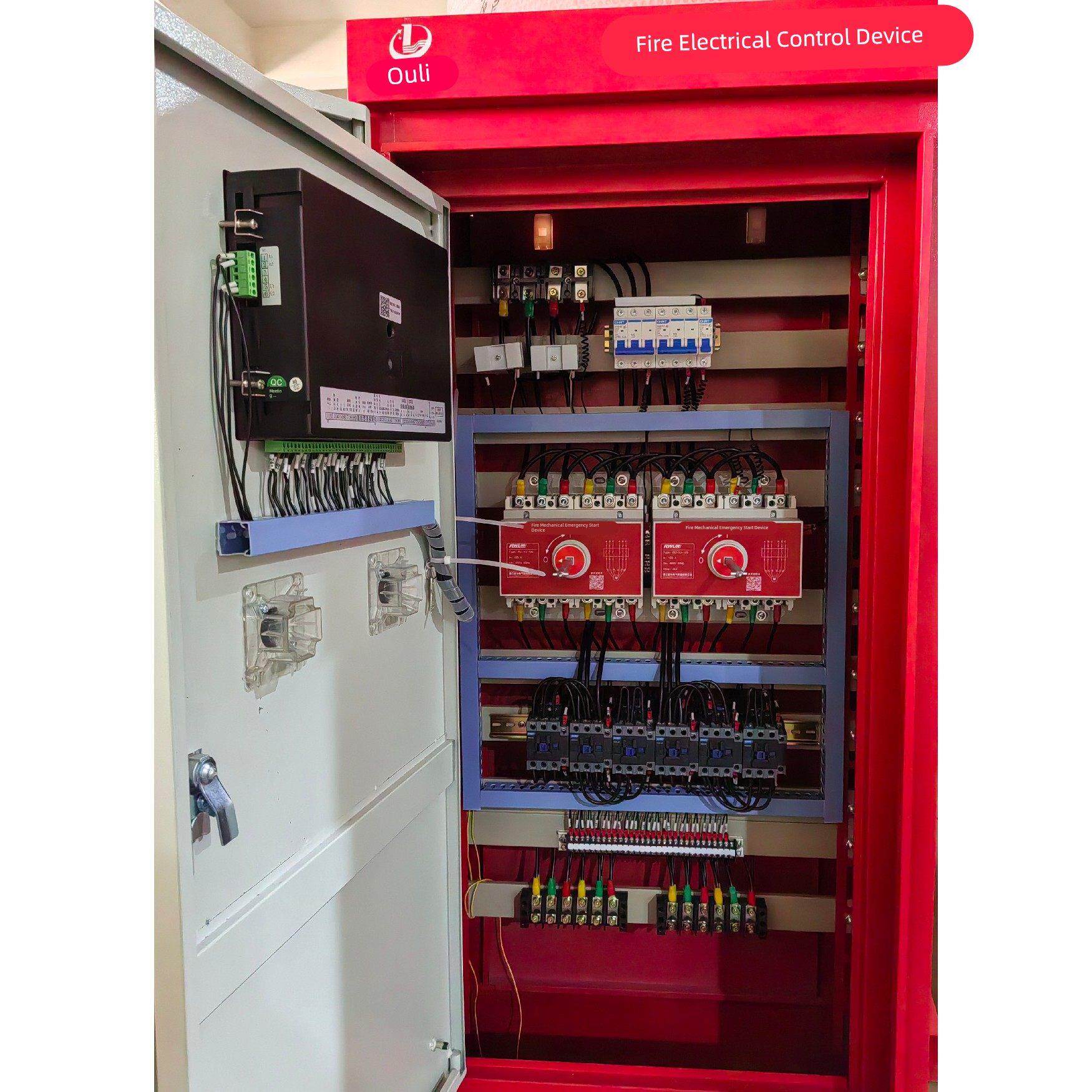 消防泵控制柜机械应急星三角启动柜Ip55自动巡检柜变频恒压供水柜