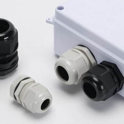 甄选M16PG9/7/11/16型尼龙电缆防水接头塑料密封格兰头公制电线葛