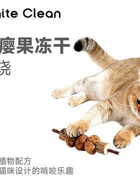Unite Clean虫瘿果冻干串烧猫玩具自嗨解闷天然木天蓼虫瘿果磨牙