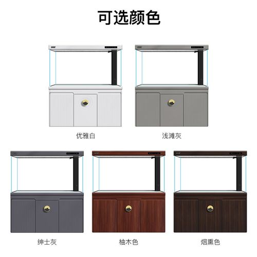 索一鱼缸客厅智能大型生态落地底滤家用隔断2024新款超白水族箱