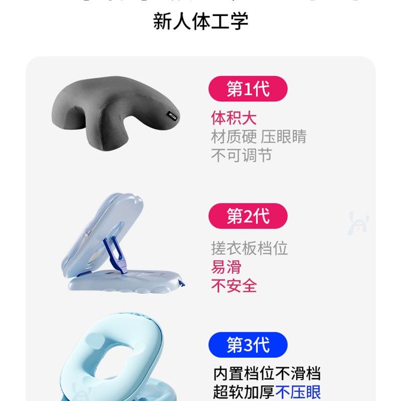 午睡枕小学生儿童午休枕头趴睡枕教室桌上睡觉抱枕午睡神器趴趴枕