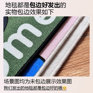 高端防滑耐脏玄关门口脚垫地垫进门厅入户门垫地毯卧室床边毯家用
