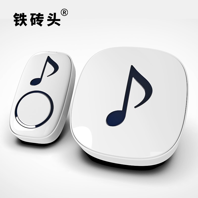 家用无线门铃防水超远距离叮咚老人呼叫器电子遥控入户门玲一拖二