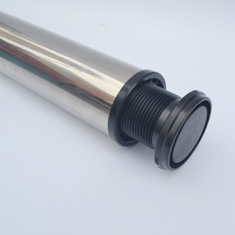 玻璃茶几脚家用桌脚支架不锈钢支撑杆家具脚配铝饼胶水固化紫光灯