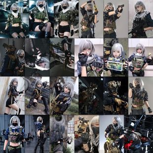 126张三角洲行动真人cos贴纸游戏创意贴画手机壳电脑笔记本装 饰画