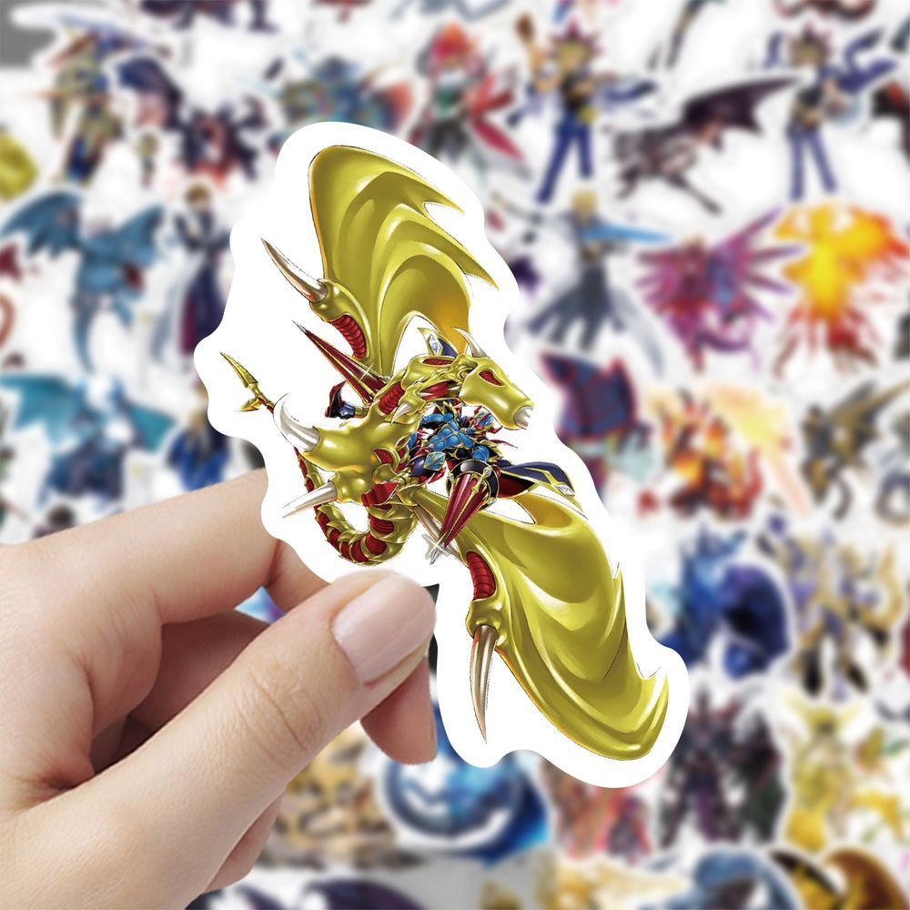 180张游戏王怪兽之决斗卡通贴纸动漫二次元周边手机手账装饰贴画