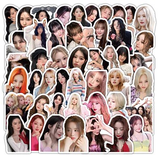 100张Gidle女团贴纸宋雨琦叶舒华赵美延MINNIE田小娟成员周边贴画