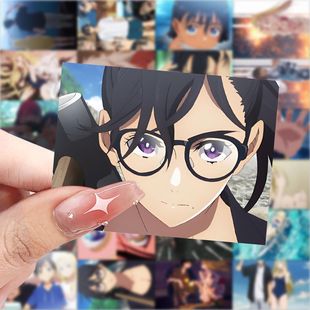 252贴动漫夏日重现动漫贴纸ins小舟潮网代慎平二次元装饰手帐贴画