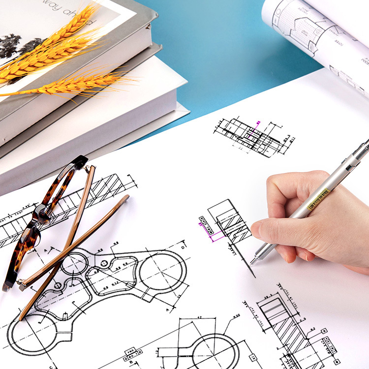 a3绘图纸a2工程制图纸a1加厚A4纸马克笔专用纸学生手抄报素描手绘画建筑设计画纸大白纸漫画机械画图纸a0