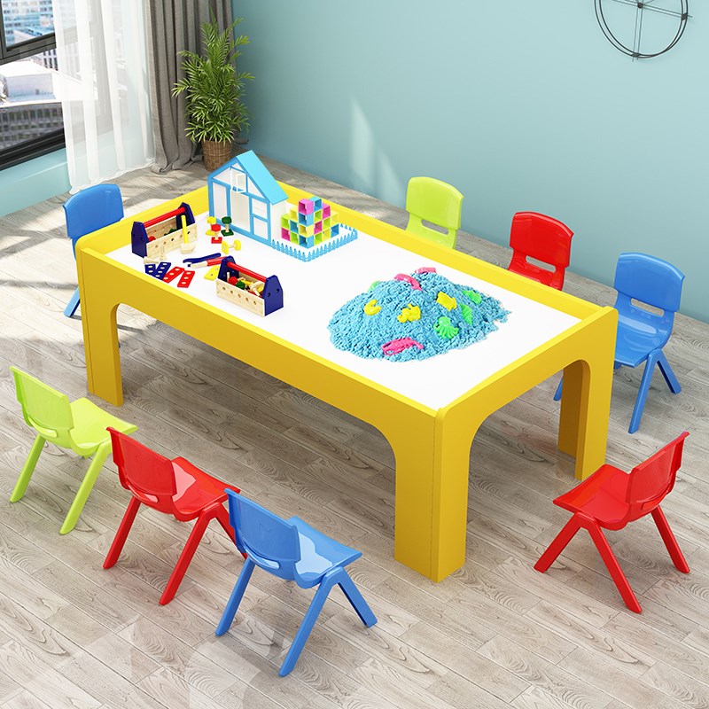 玩沙桌太空沙盘桌儿童多功能玩具桌商用大号手工桌益智游戏积木桌