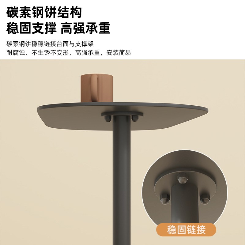 沙发边几极简茶几小桌子客厅家用侧边桌创意铁艺小圆桌北欧咖啡桌