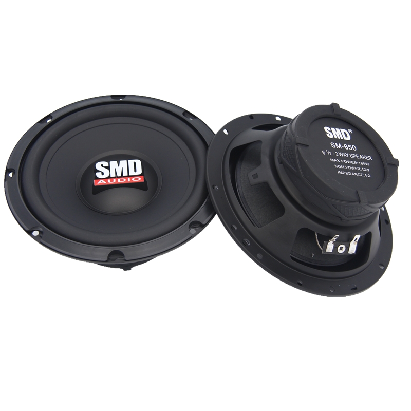 汽车音响改装套装6.5寸喇叭前门高中低音套装喇叭6.5寸12v通用