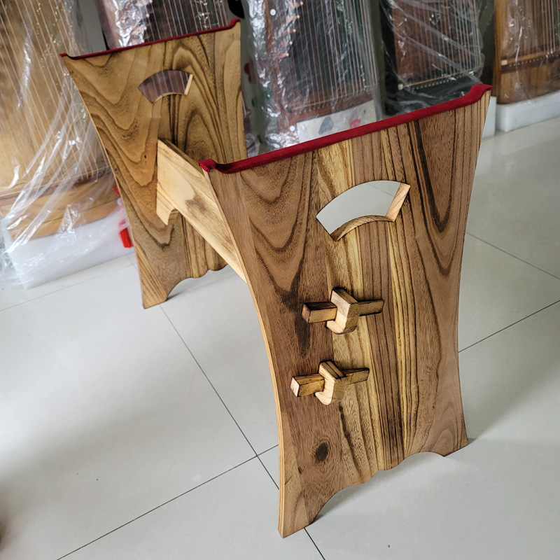 实木古筝架子纯桐木琴架 半筝架子 便携式筝架子 H型小筝大筝通用