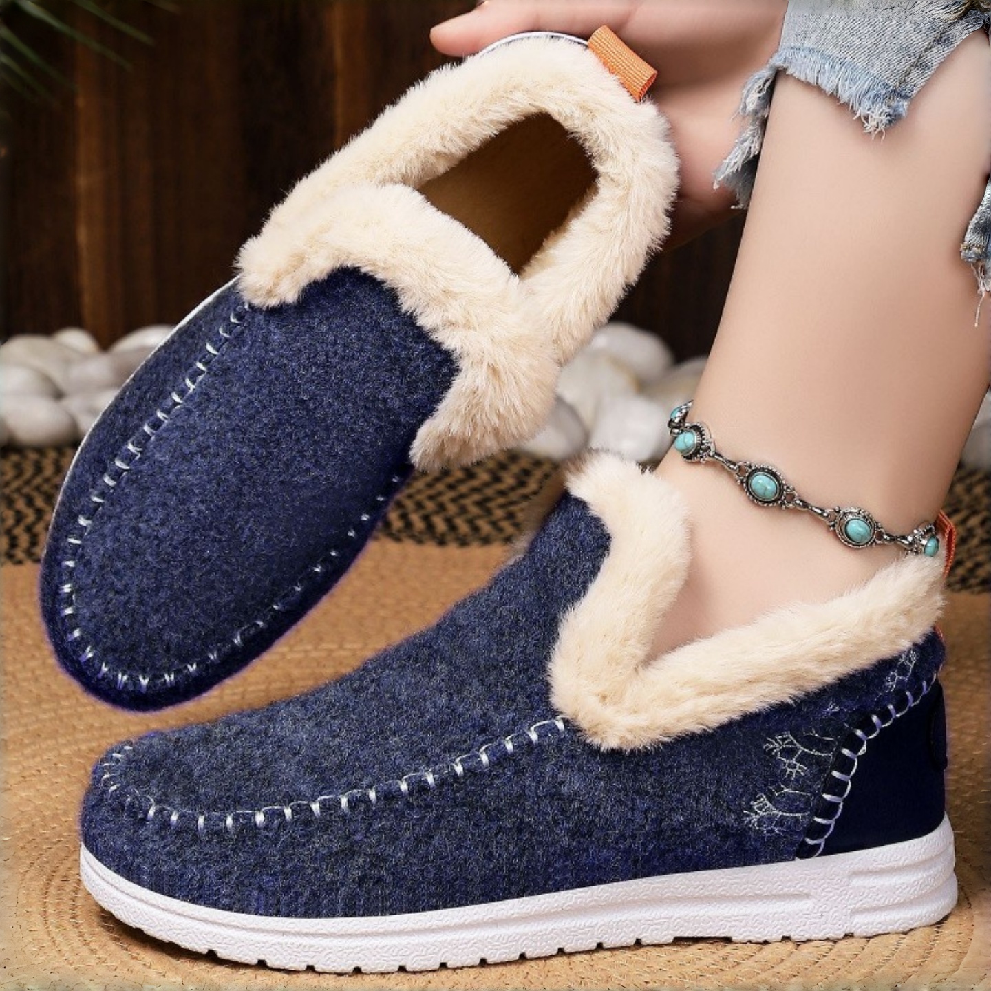 老北京防滑软底女冬季新款