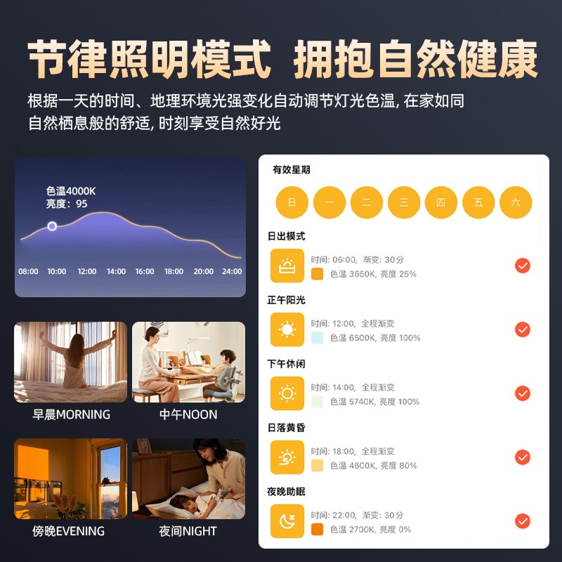 已接入米家APP智能磁吸轨道灯客厅家用无主灯嵌入式预埋款全光谱