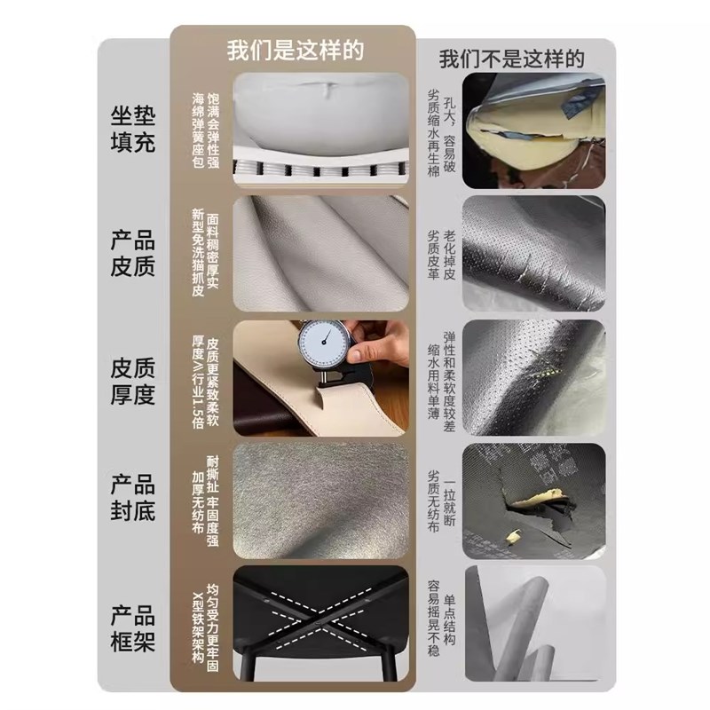 餐椅家用轻奢高级感餐桌椅2025新款意式极简客厅餐厅椅子靠背凳子
