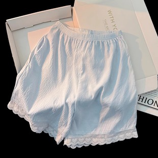 年轻长裤 睡裤 纯棉可外穿遛弯薄款 夏莫代尔2025新款 女棉绸家居短裤