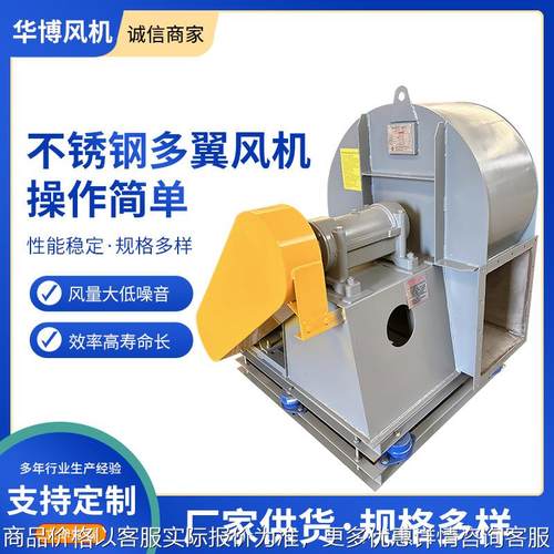 厂家现货不锈钢多翼风机设备 工业用离心式多翼通风机换风机