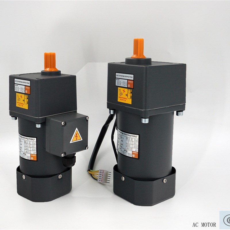 K系列GU齿轮减速电机60W220v输送带可调变直角慢速调速电机马达