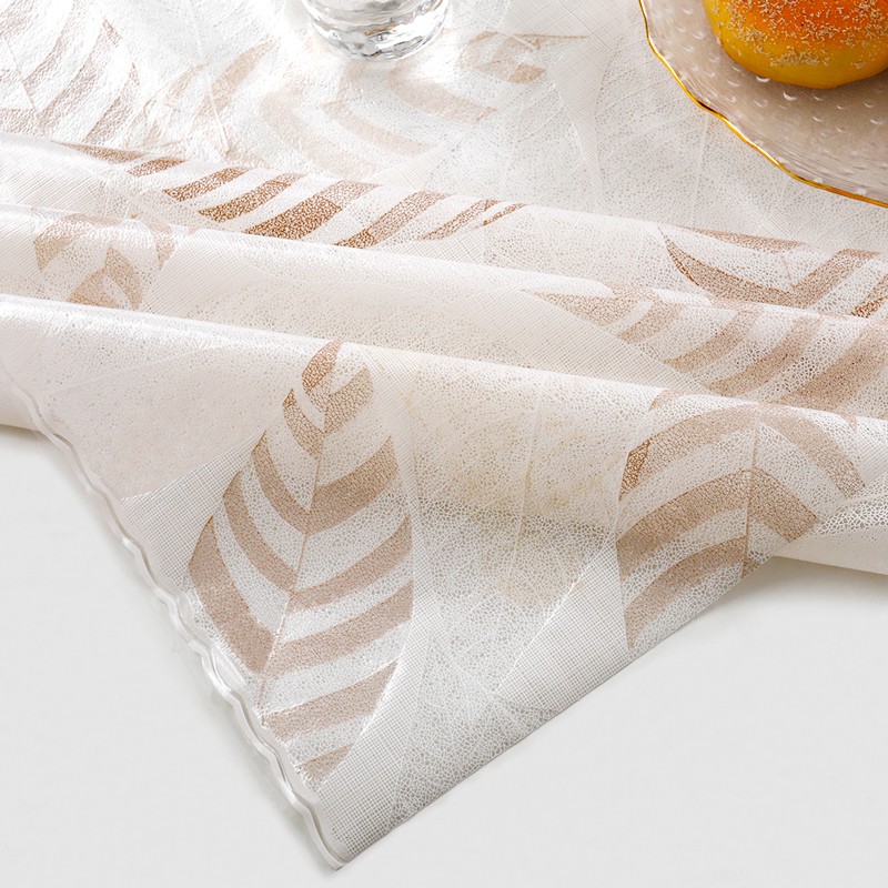 桌布pvc防水防油免洗防烫塑料蕾丝茶几台布田园餐桌垫长方形家用