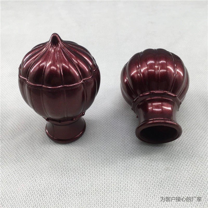 25-28mm罗马杆装饰头窗帘杆装饰头子封口套头窗帘配件堵头艺术头