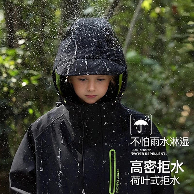 儿童雨衣长款全身防暴雨小学生上学专用成人外穿男孩初中生自行车