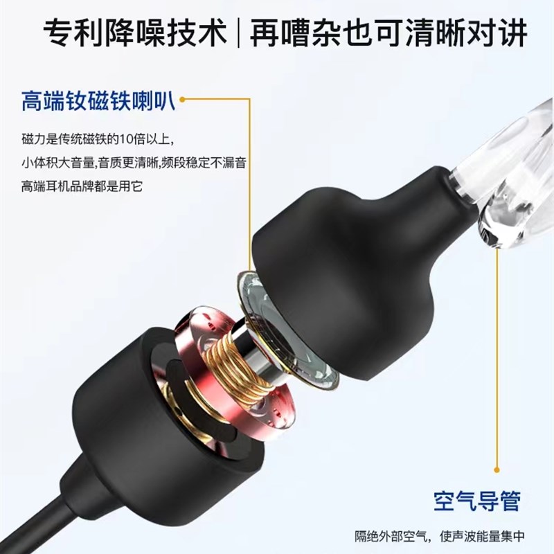 酒店餐厅饭店小型领夹式无线电对讲机酒店餐厅饭店迷你充电对讲器