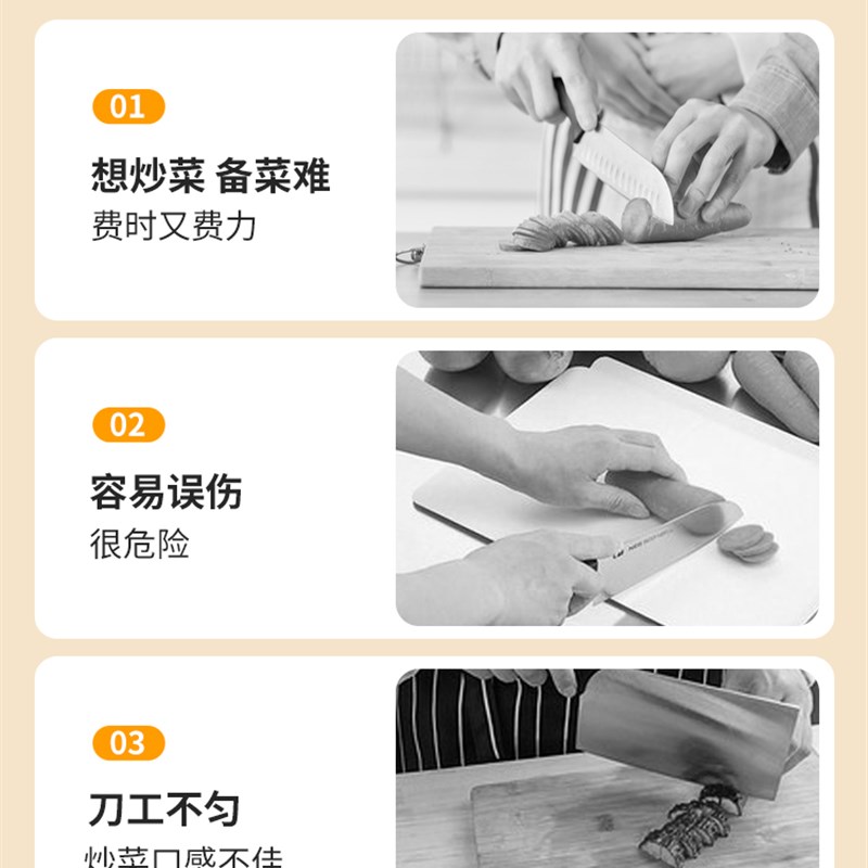 【胡可推荐】小家町电动切菜机厨房家用擦丝滚筒切片机土豆丝神器