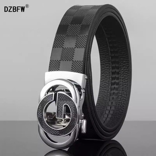 酷奇皮带男士2026新款真皮正品自动扣腰带青年送礼盒商务休闲裤带